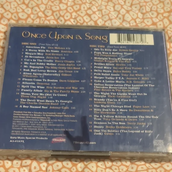 Once Upon a Song CD - Picture 2 of 4